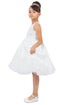 Girls Floral Embroidery Cutout Overlay Flower Girl Dress 2-16